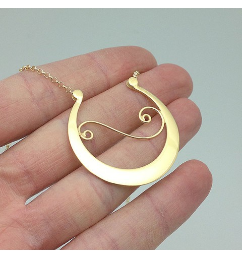 Fonsagrada pendant in gilded silver