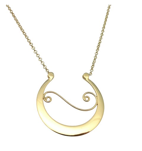 Fonsagrada pendant in gilded silver