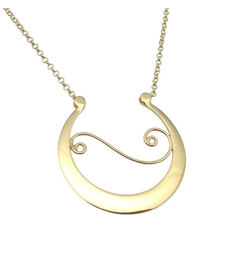 Fonsagrada pendant in gilded silver