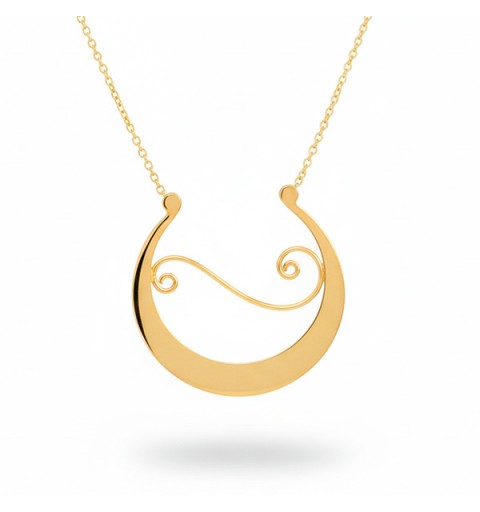 Fonsagrada pendant in gilded silver