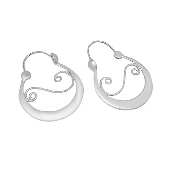 Pendientes Aros da Fonsagrada en plata