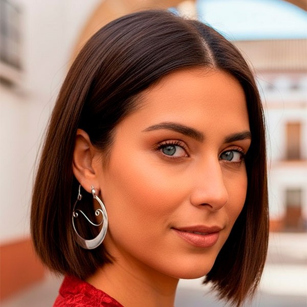 Pendientes Aros da Fonsagrada en plata