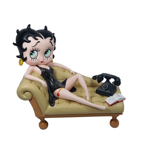 Preciosa figura de Betty Boop en Chaise Longue