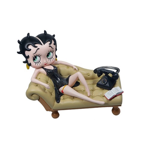 Preciosa figura de Betty Boop en Chaise Longue