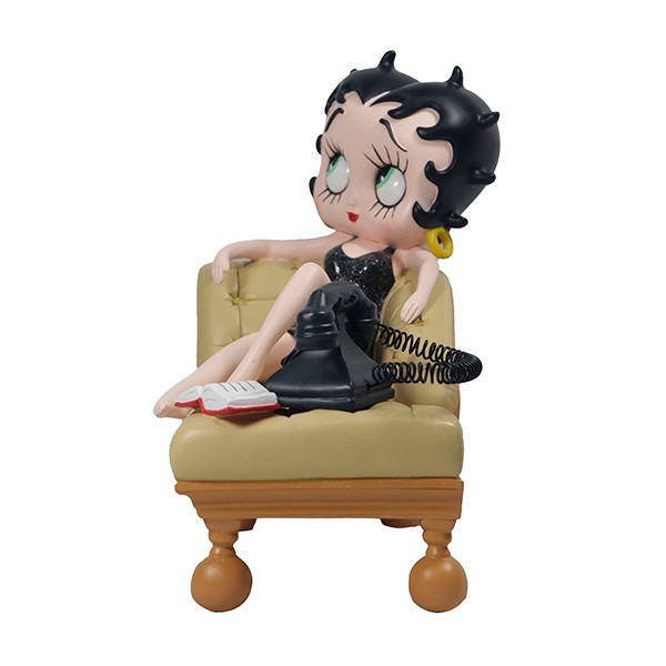 Preciosa figura de Betty Boop en Chaise Longue