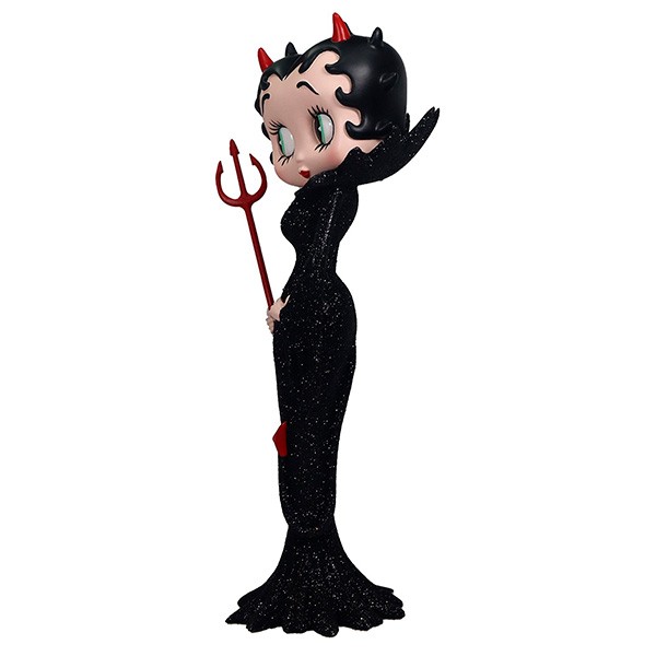 Figura Betty Boop diablilla, con vestido negro