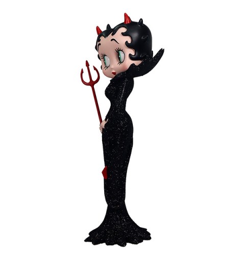 Figura Betty Boop diablilla, con vestido negro