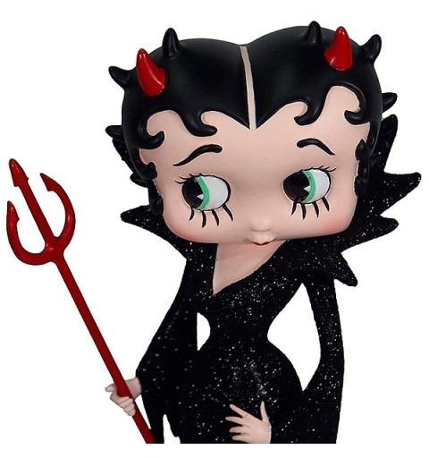 Figura Betty Boop diablilla, con vestido negro
