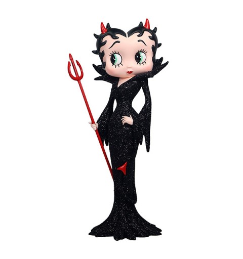 Figura Betty Boop diablilla, con vestido negro