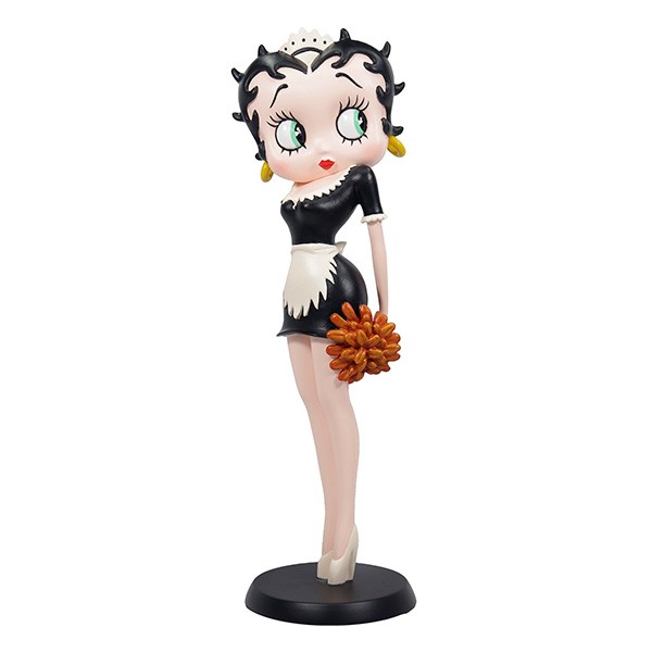 Betty Boop figure, recreating the cleaning ladies of France and their particular attire.