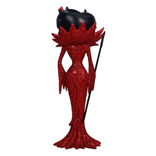 Betty Boop figurine, devilish, in a red dress