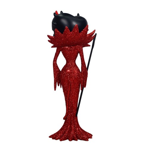 Betty Boop figurine, devilish, in a red dress