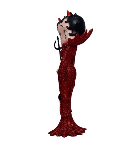 Betty Boop figurine, devilish, in a red dress