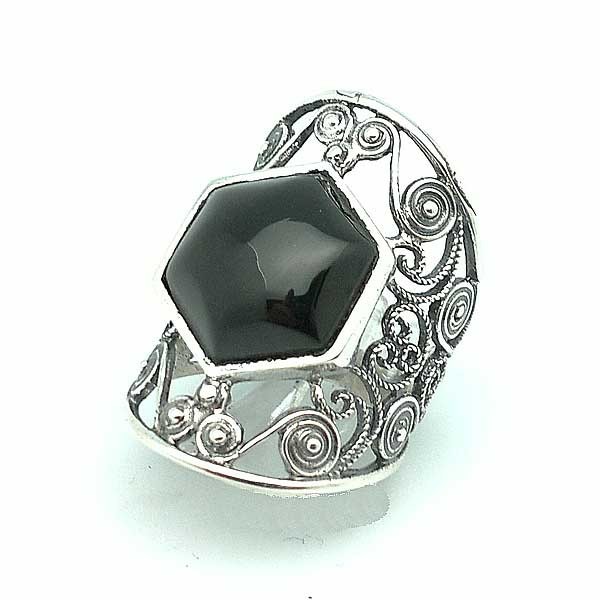 Law and Jet Silver Ring