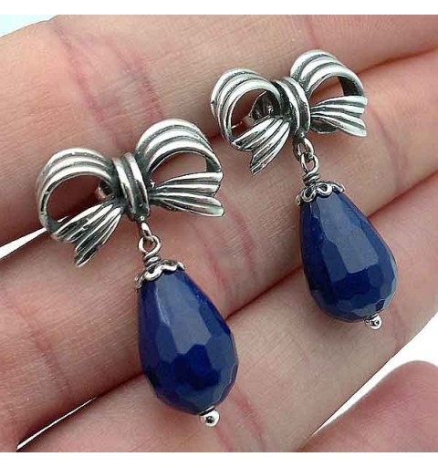 Silver loop earrings law