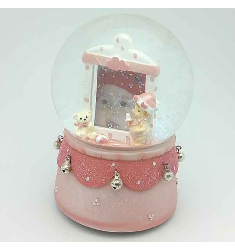 Snowball with picture frame
