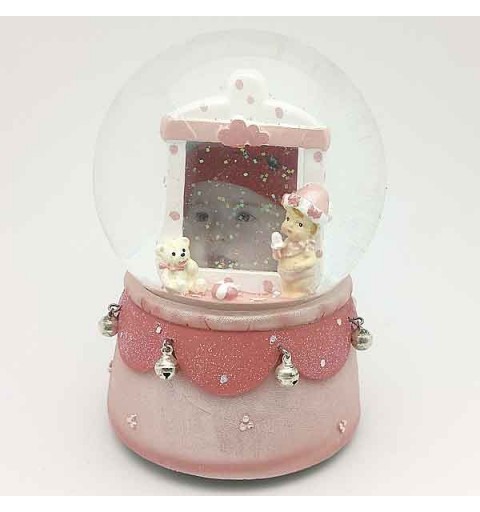Snowball with picture frame